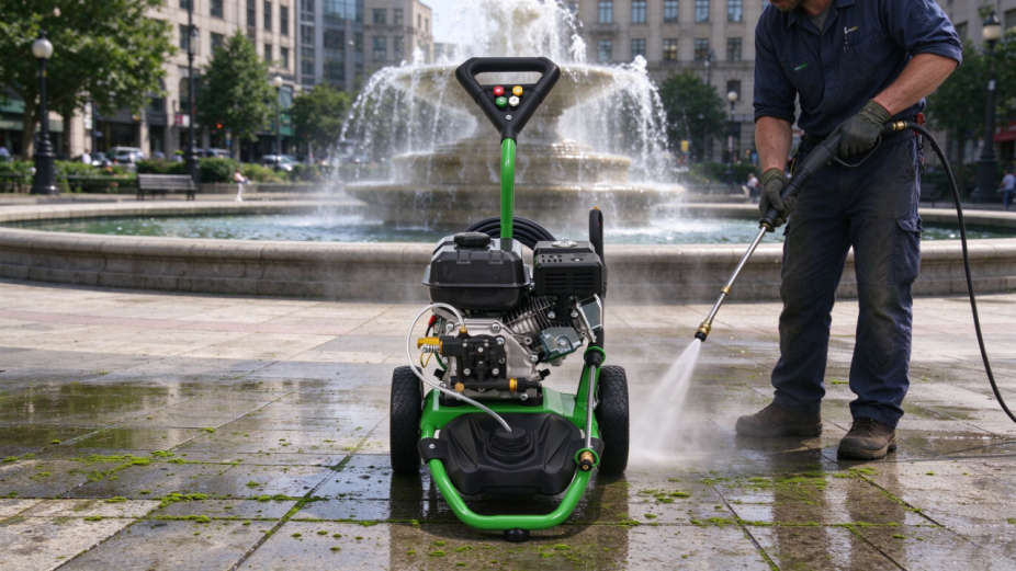 portable gas pressure washer 173 bar 7hp petrol jet washer for driveway patio and commercial car wash equipment-8
