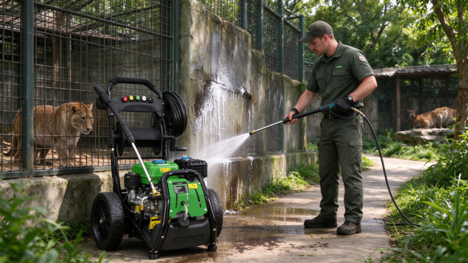professional 7hp gasoline high pressure sprayer high flow 25 gpm up to 2600 psi multi purpose cleaning-7