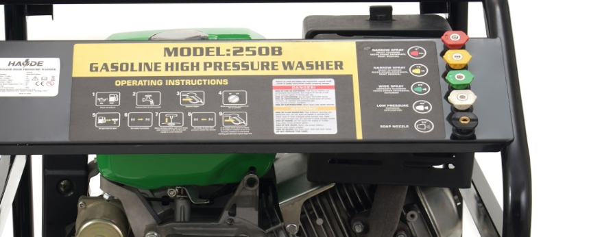 portable gas pressure washer with wheels for commercial car wash-3