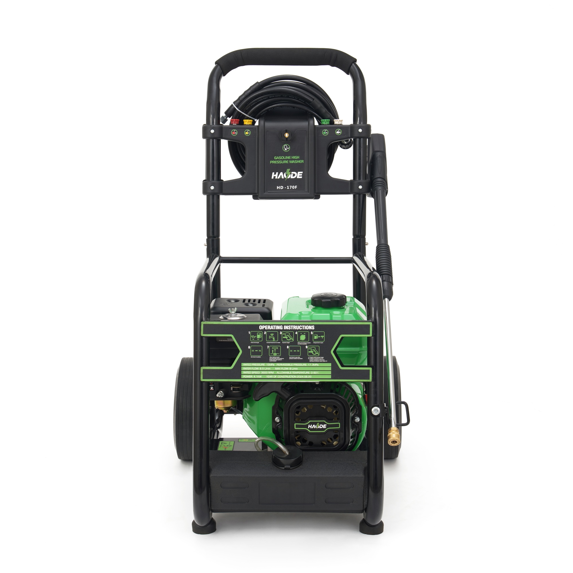 Construction Site Gasoline Cleaner Wholesale 2500PSI Industrial Petrol Pressure Washer Customized OEM Gas Power Washing Machine
