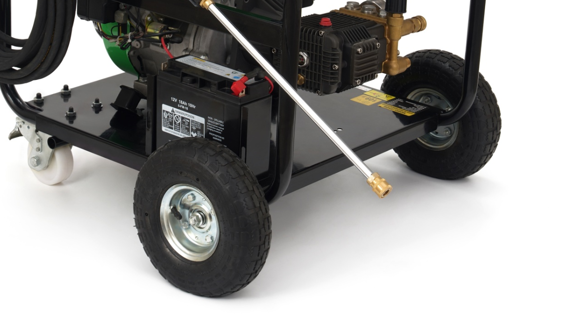portable gas pressure washer with wheels for commercial car wash-4