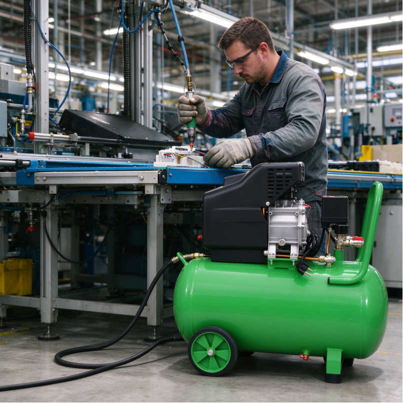  oil lubricated direct driven air compressor 18kw 25hp factory supplier-6