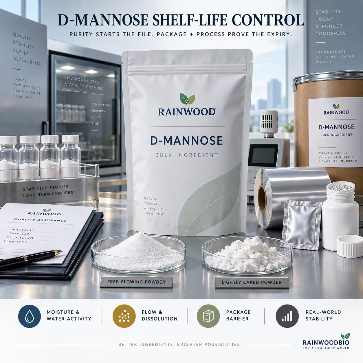 D-Mannose Shelf Life: Why Moisture and Packaging Can Matter More Than Starting Purity