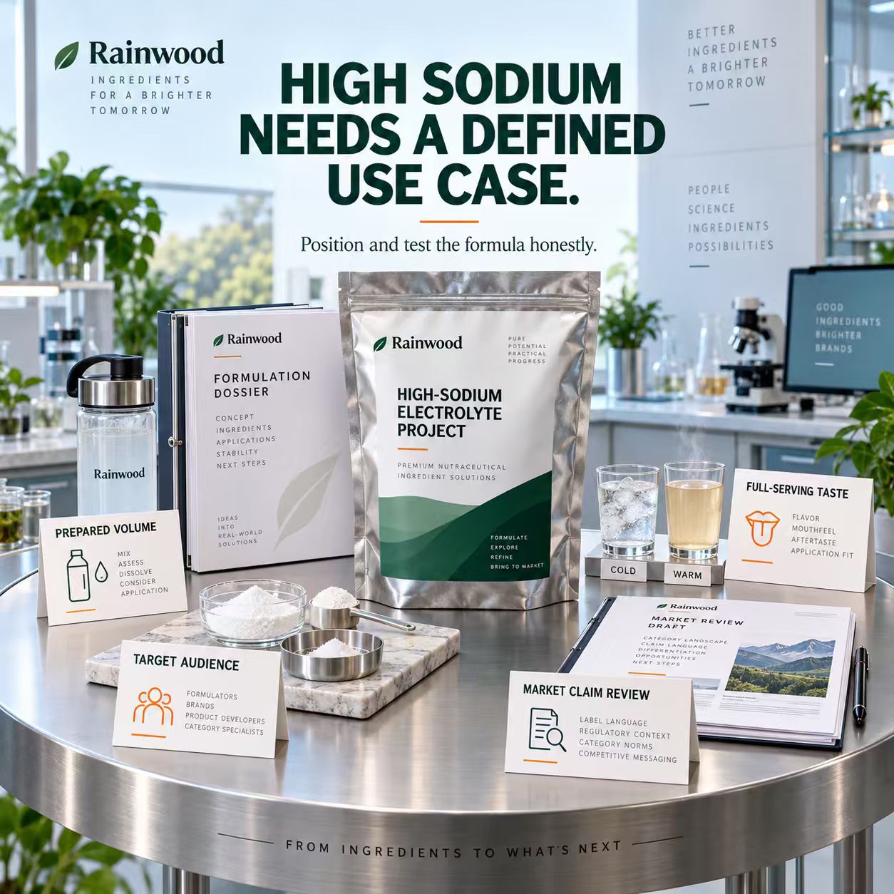 High-Sodium Electrolyte Powder Performance Positioning or Label Risk
