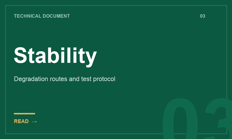 Curcumin stability and test protocol