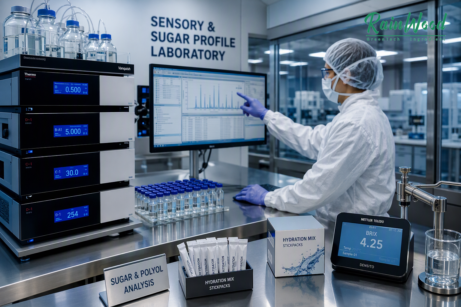 HPLC Sugar Analysis and Sensory Dissolution Testing Laboratory