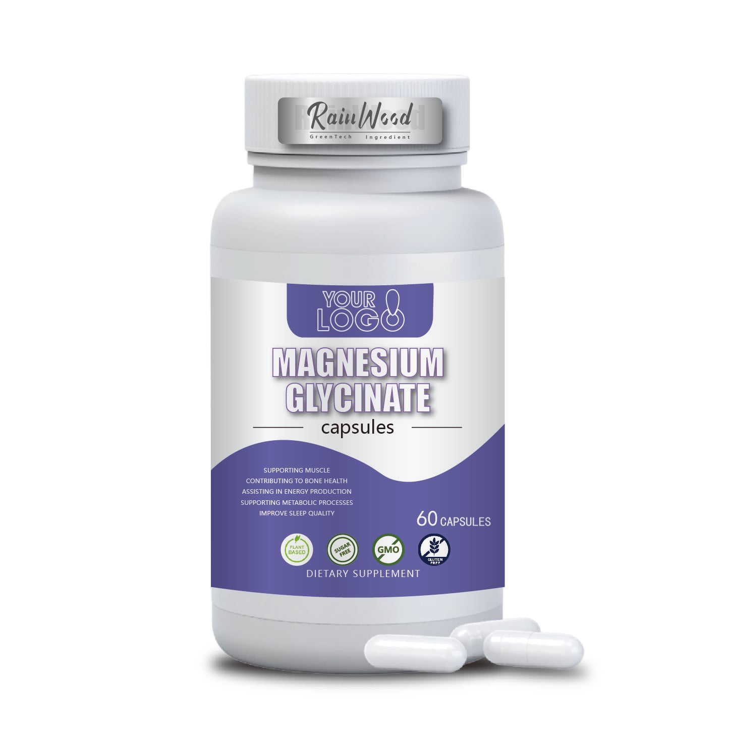 Pure Magnesium Glycinate Capsules