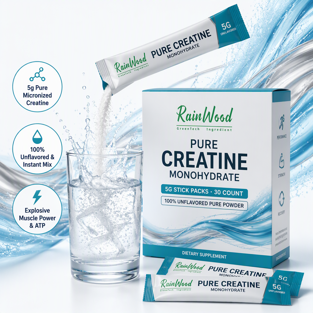 Creatine Monohydrate and Electrolyte Powder Stick Packs