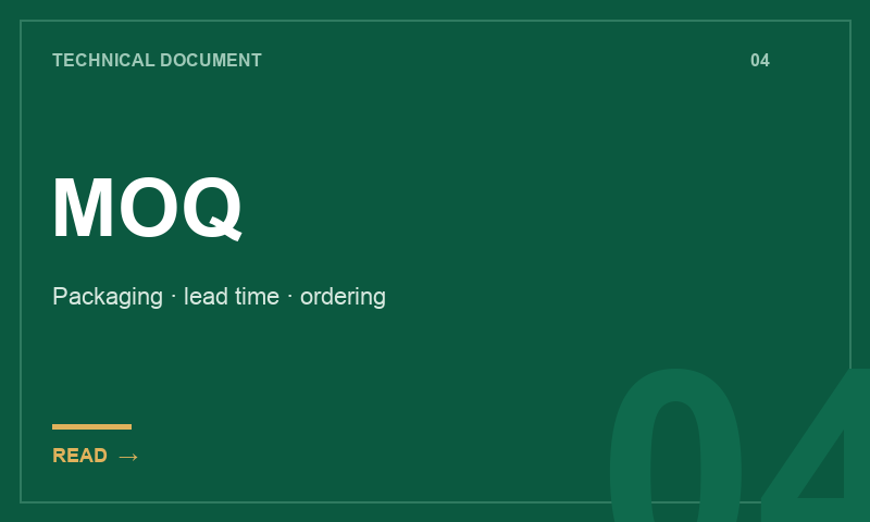 Curcumin MOQ and ordering
