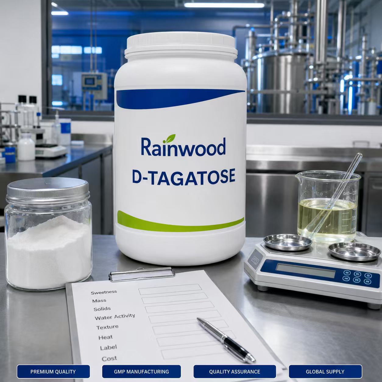 Tagatose Is Not Automatically a 1:1 Sugar Substitute—Recalculate the Formula