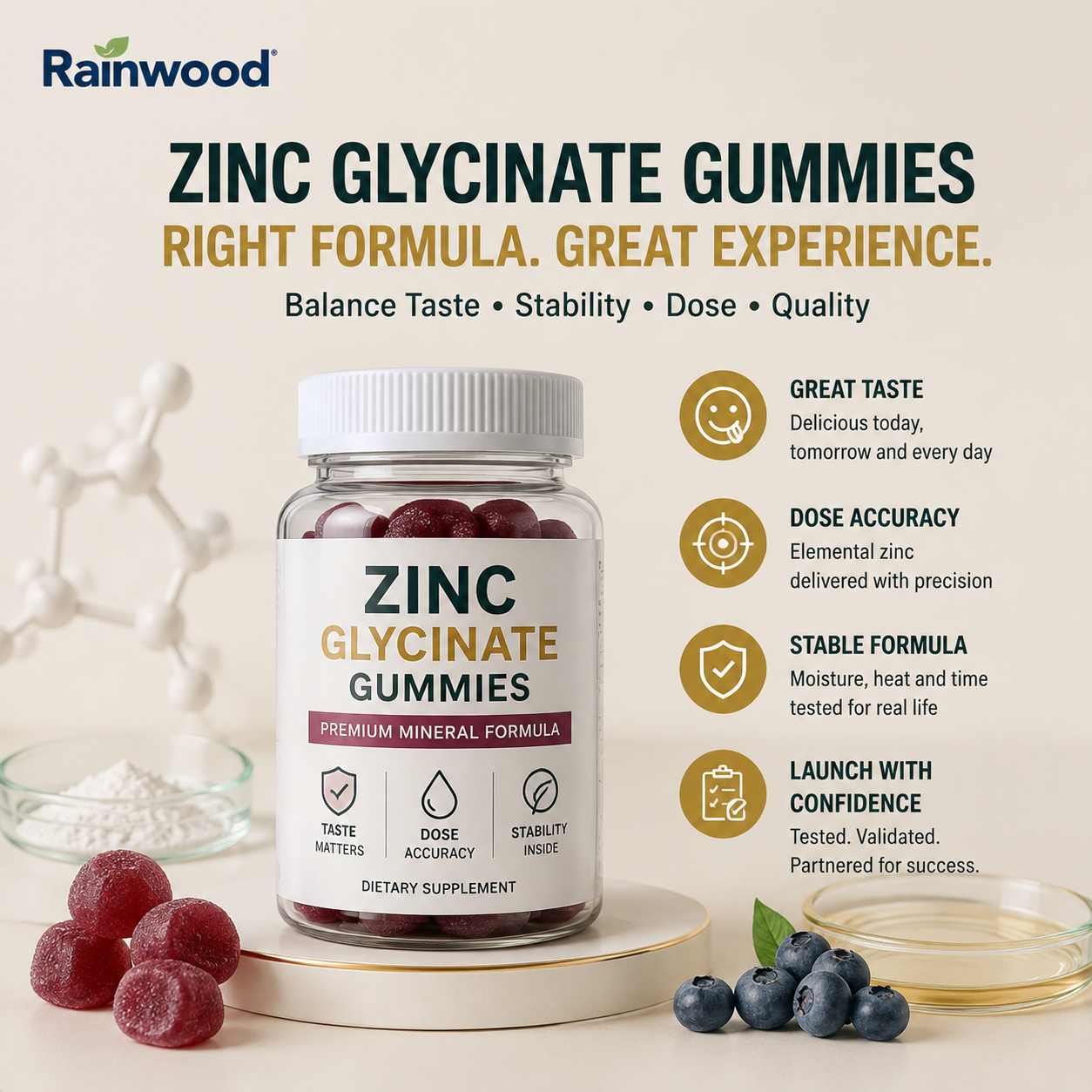 Why Zinc Glycinate Gummies Fail - Metallic Taste Mineral Reactions and Label Math