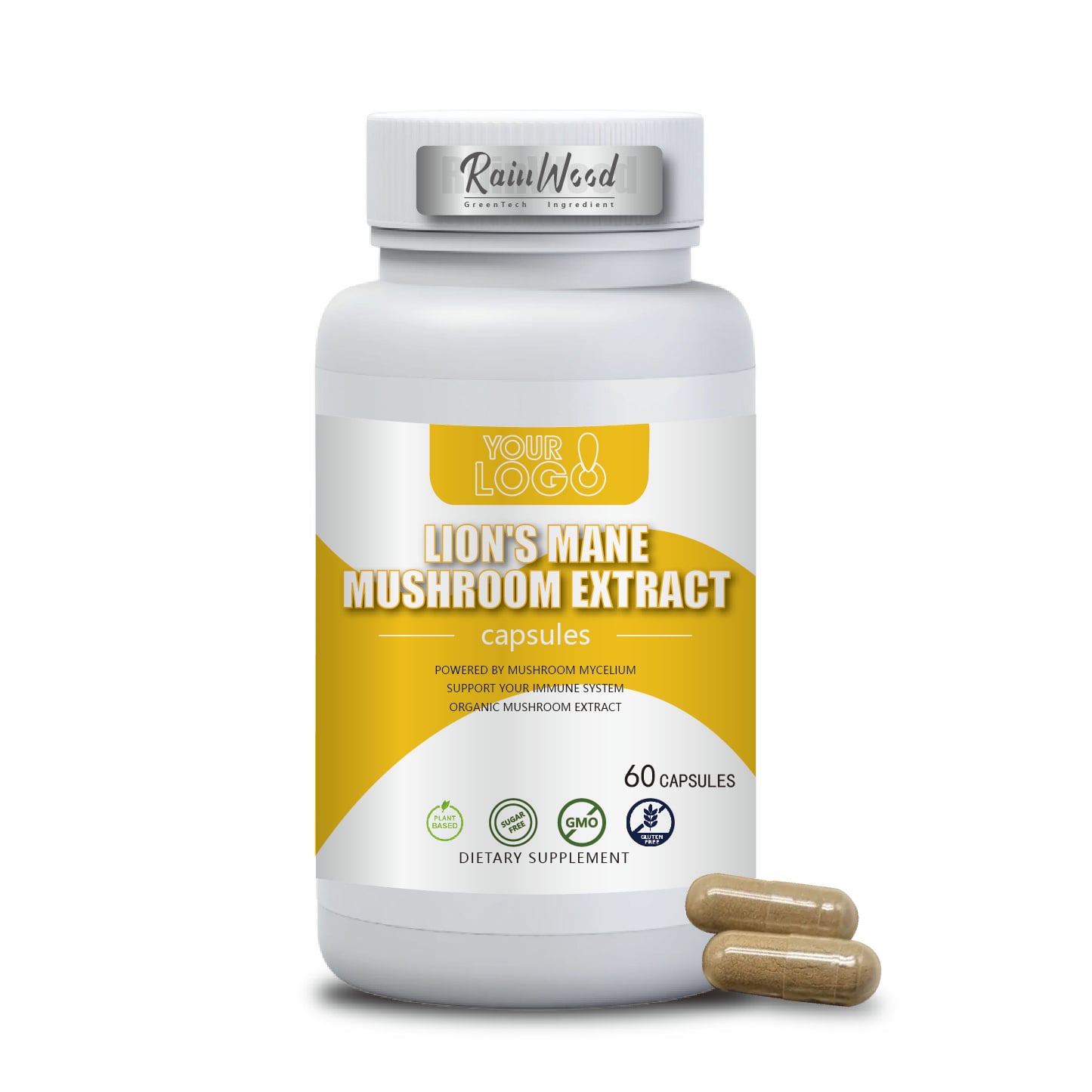 Lion's Mane Mushroom Extract Capsules