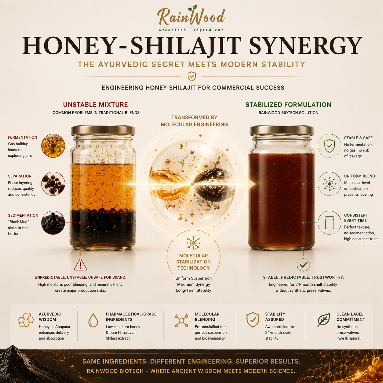 Honey-Shilajit Synergy: The Ayurvedic Secret Meets Modern Stability