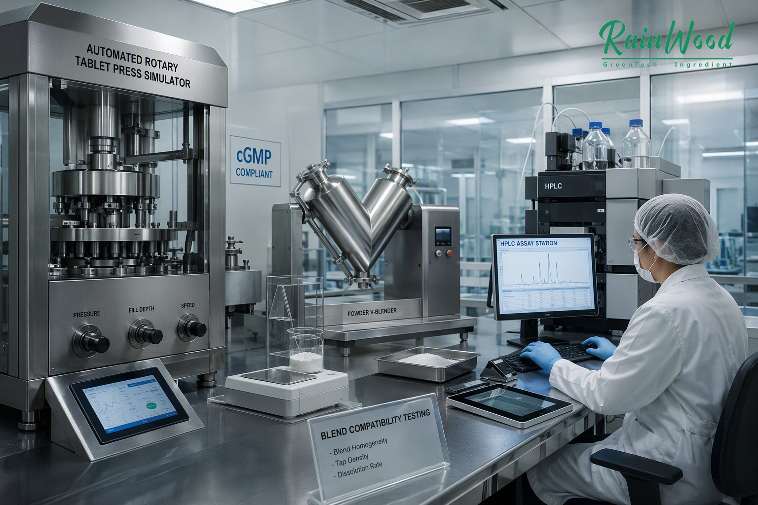 cGMP Formulation Testing and Blend Homogeneity Quality Control