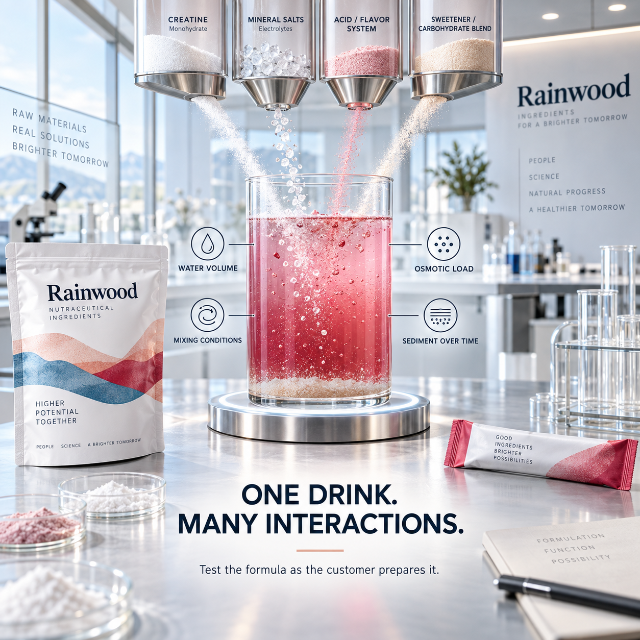 Creatine Plus Electrolytes in One Drink Solubility Osmolality and Sediment