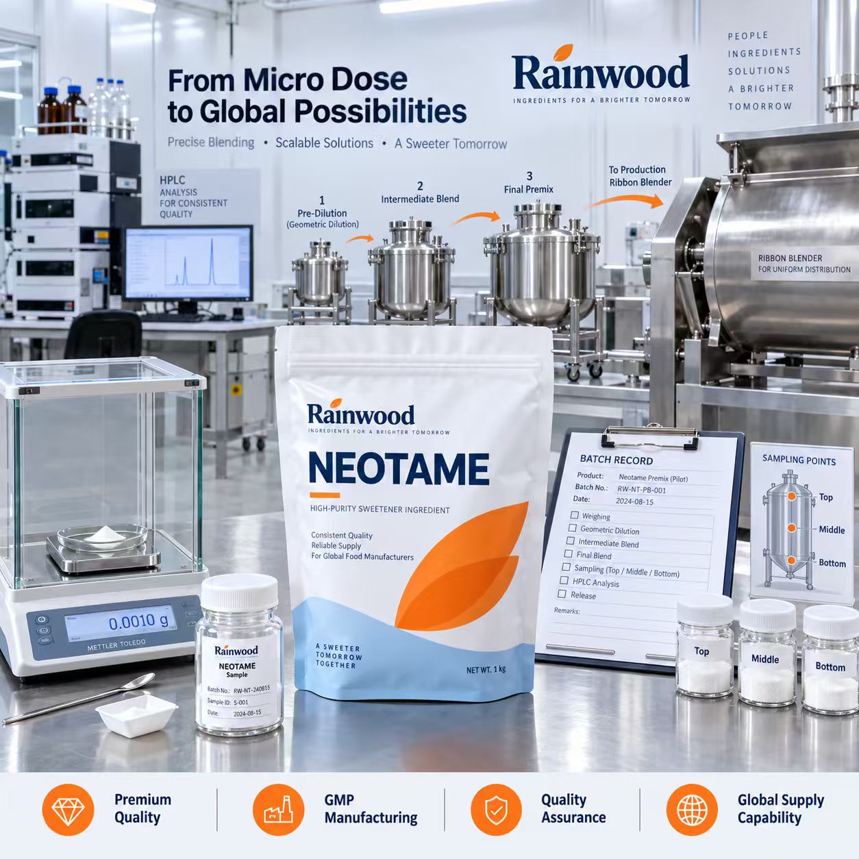 The Neotame Dose That Will Not Blend Itself