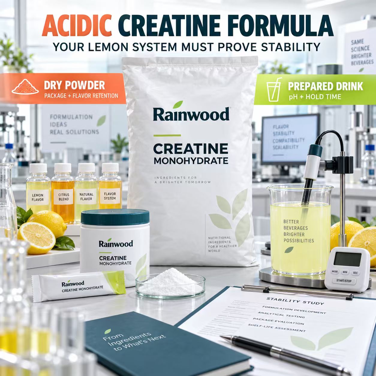 Acidic Flavors and Creatine Stability What Your Lemon Formula Must Prove