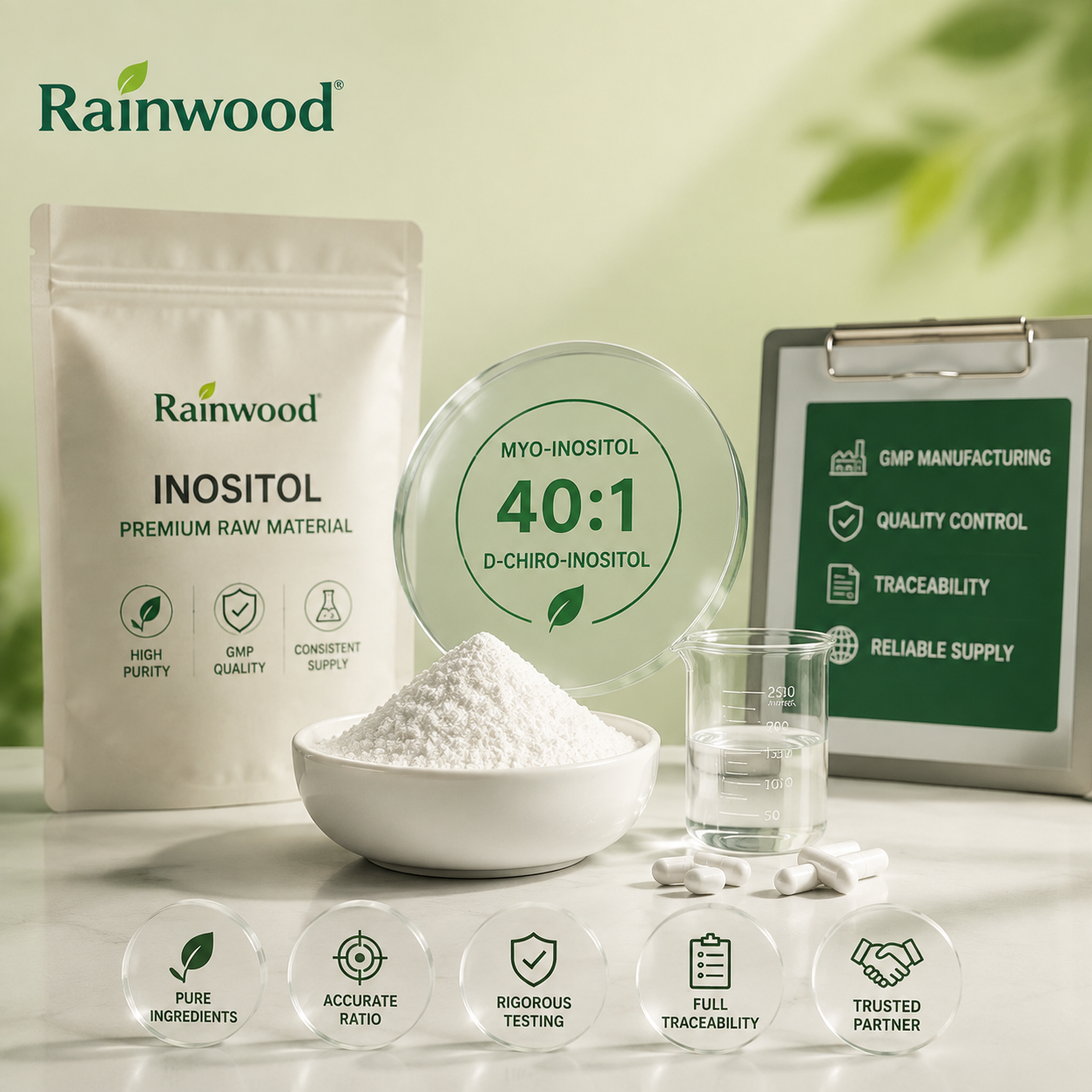 Perfect 40 to 1 Sample Wrong Bulk Blend - How Inositol Buyers Get Hit by Ratio Drift