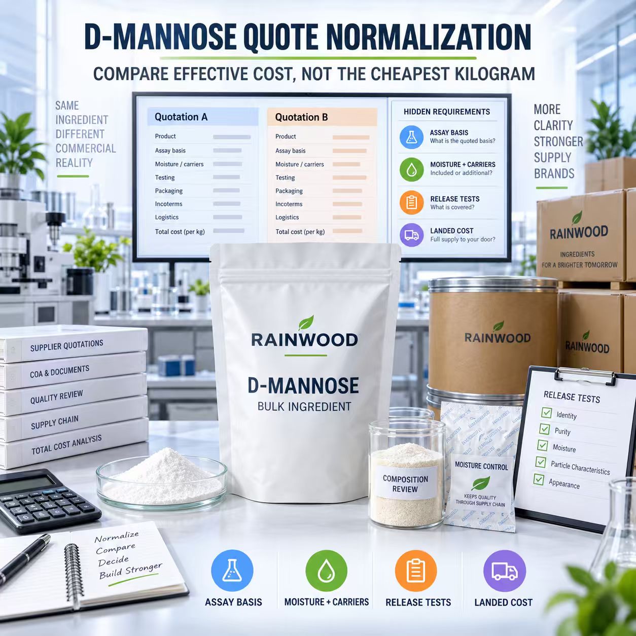 The Cheap D-Mannose Quote That Hides Moisture, Carriers, or Weak Release Specs