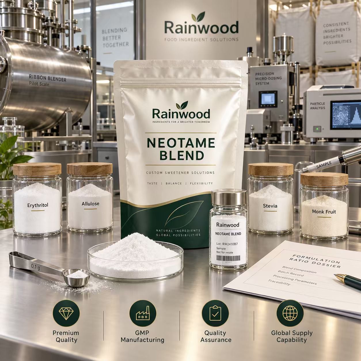 Neotame with Erythritol, Allulose, Stevia, or Monk Fruit: Which Blend Can You Defend?