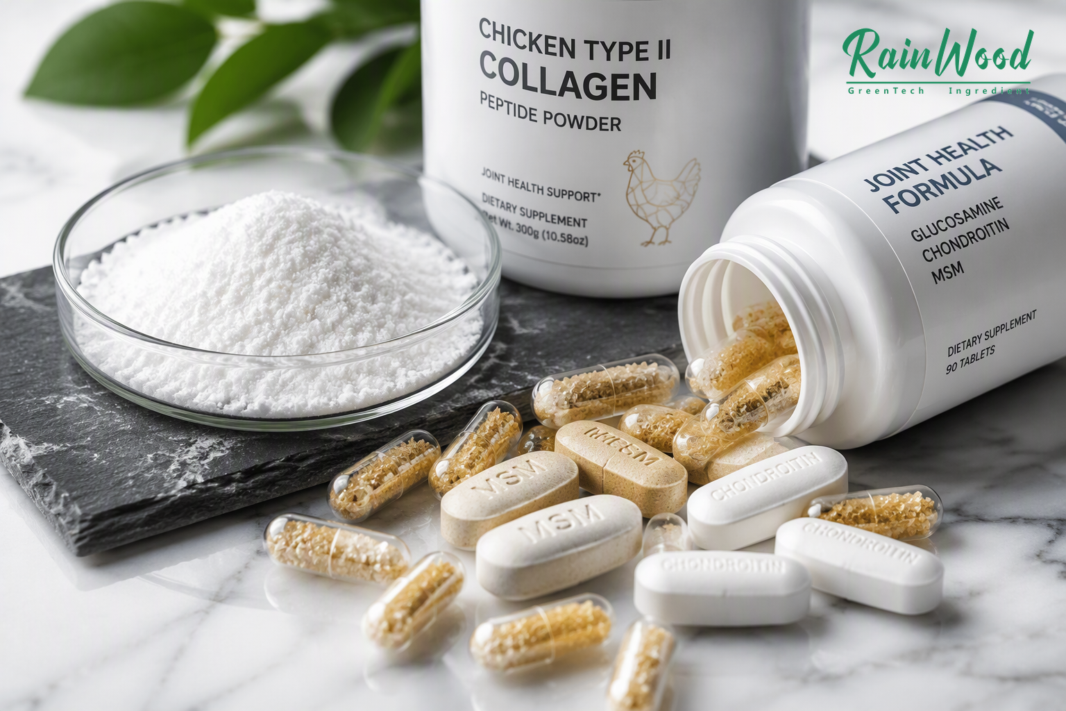 Chicken Type II Collagen with Glucosamine, Chondroitin, or MSM: Build the Formula Without Hiding the Dose