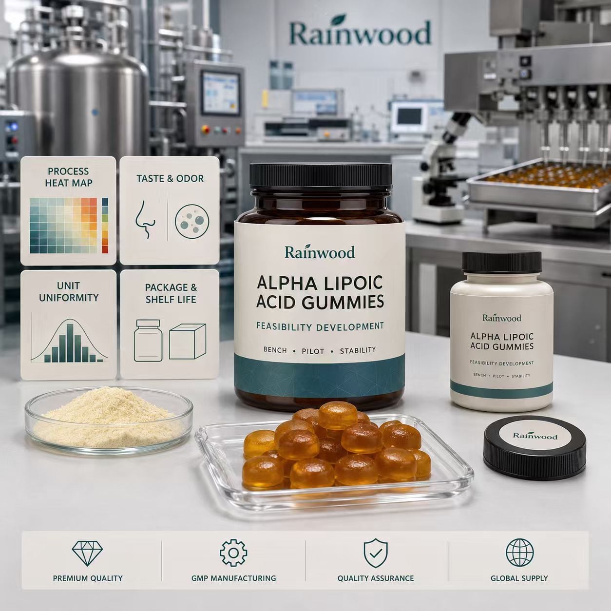 Alpha Lipoic Acid Gummies The Heat Taste and Shelf-Life Problem