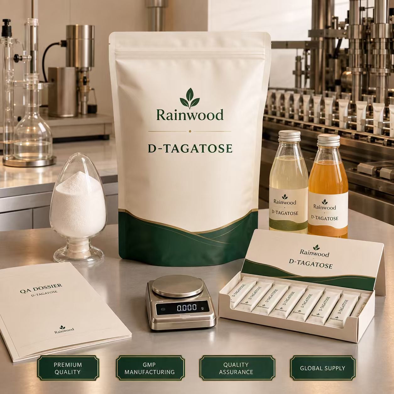 Tagatose Beverages and Stick Packs: Solubility, Crystallization, and Shelf Life