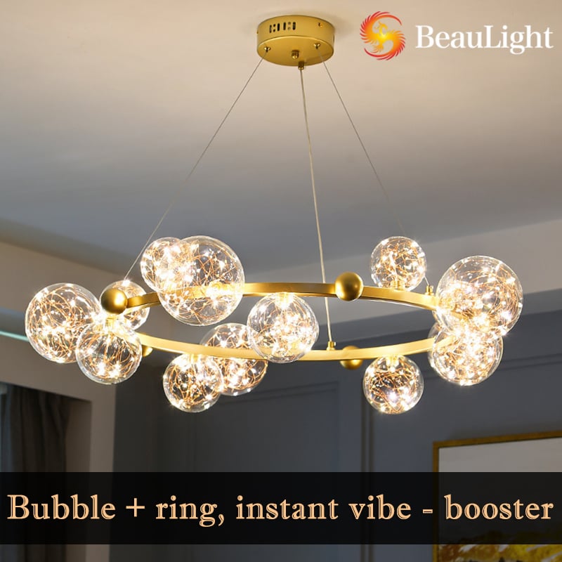 Glass bubble lamp
