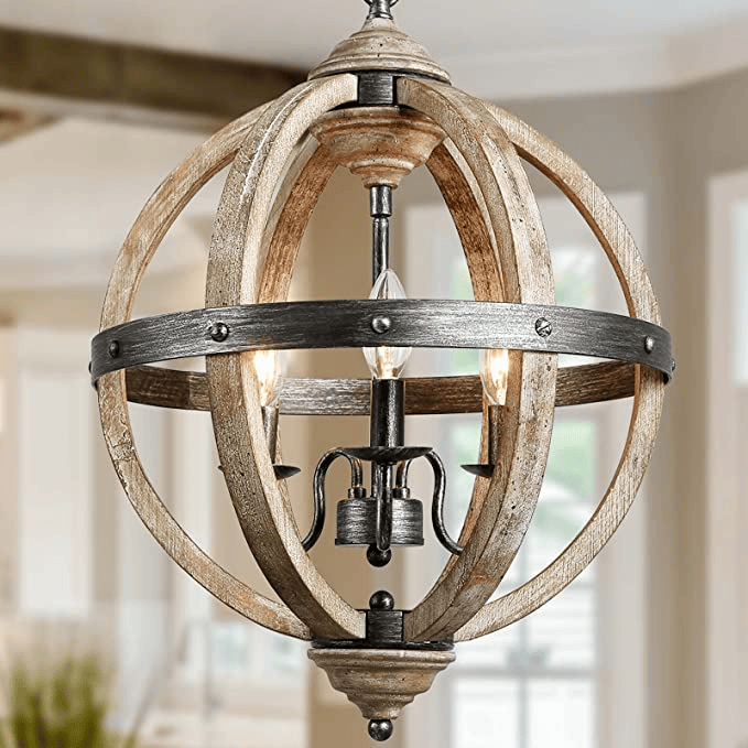 Beaulight American Retro Lantern Chandelier