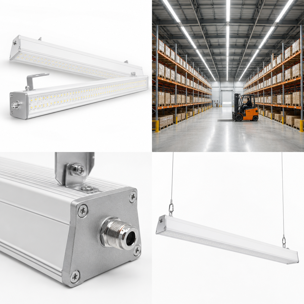 Commercial Linear LED High Bay Light for Warehouse & Industrial Spaces