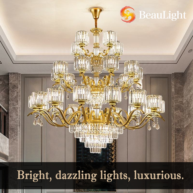 Luxury crystal chandelier
