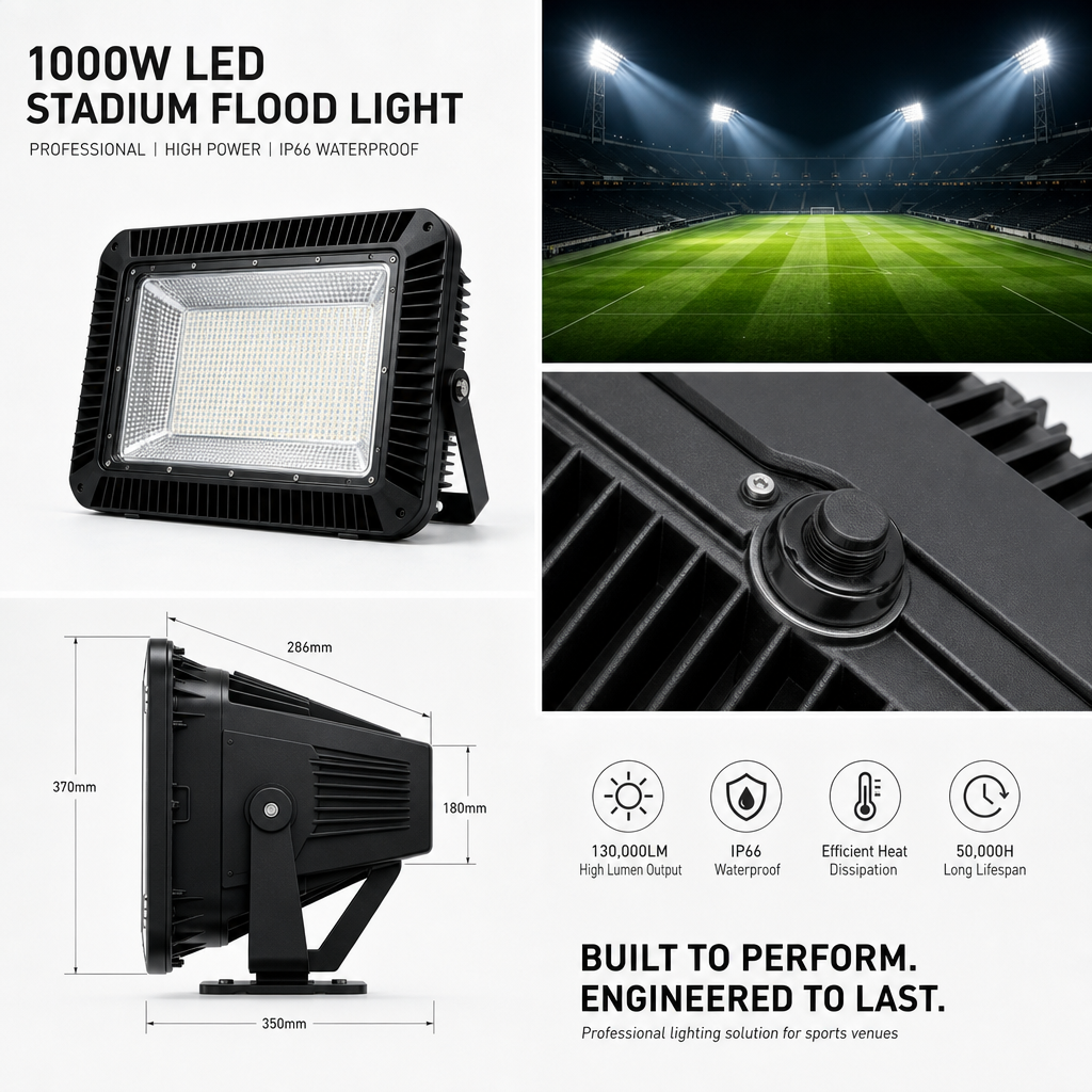 How to Choose LED Lights for a Football Field