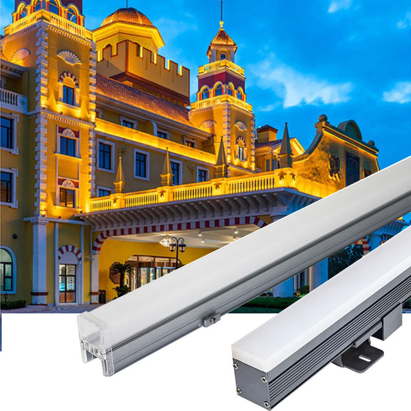 LED Wall Washer Light - IP65 Waterproof, RGB Color Changing Option, Aluminum Body with PC Cover, for Building Facade and Landscape Lighting, Easy Installation