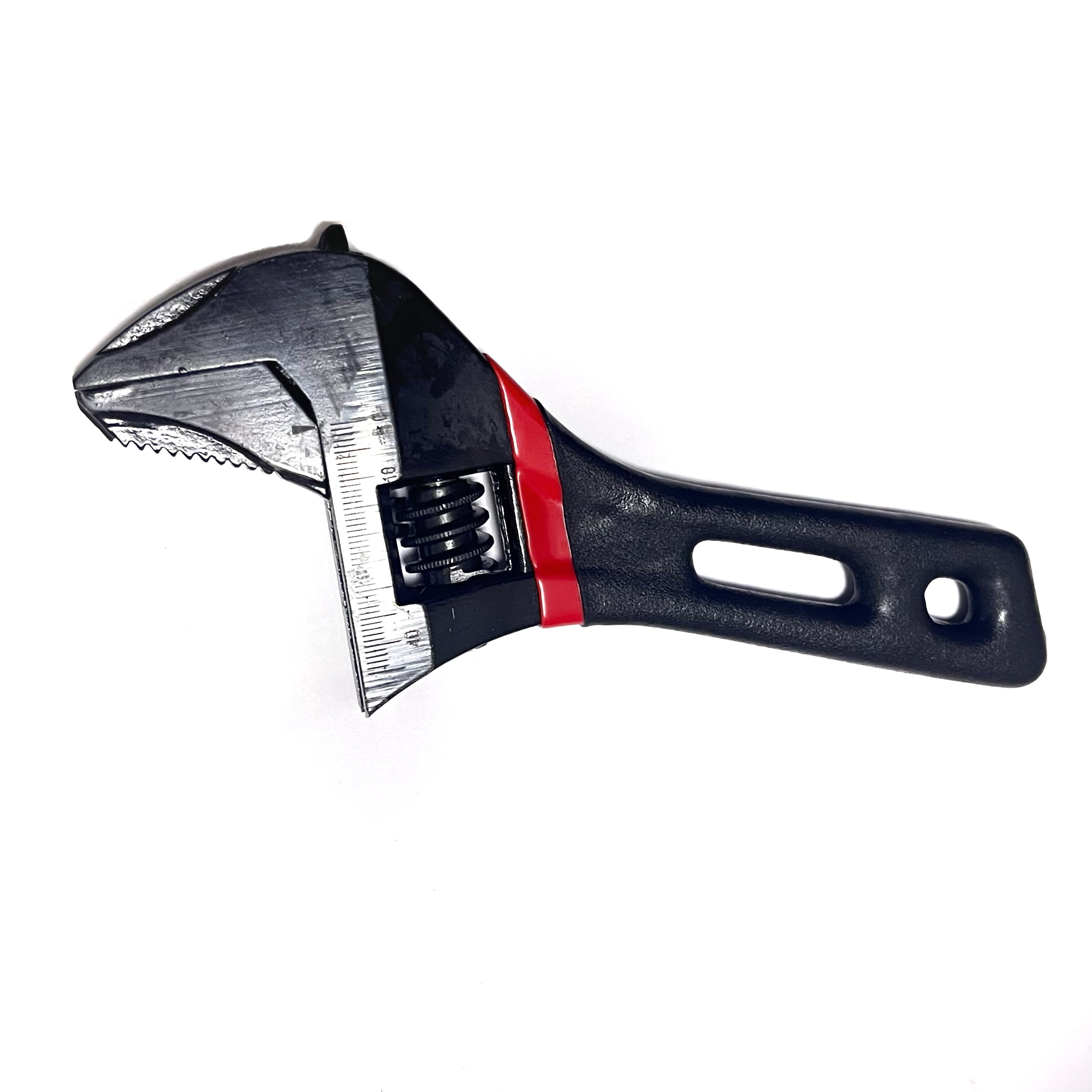 Black adjustable wrench