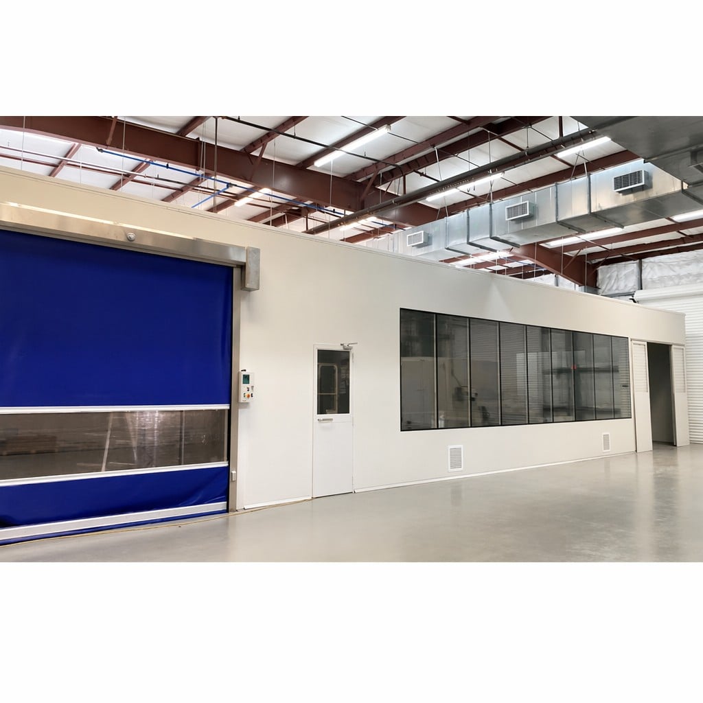 product anti static air curtain clean room portable clean booth-0