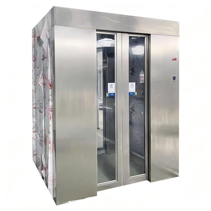 product clean room equipment automatic rolling door sus 304 cargo air shower electronic lock-5