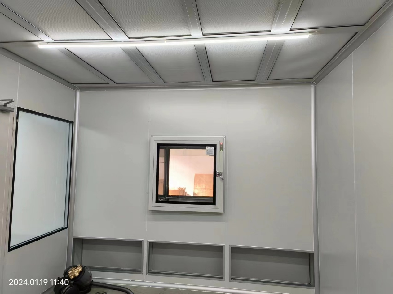 portugal clean class 10000 modular cleanroom done by anlaitech in 2024516-1