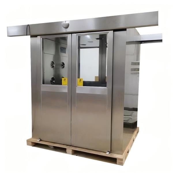 product clean room equipment automatic rolling door sus 304 cargo air shower electronic lock-7