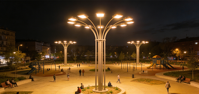 Flood Lights for Municipal Roads