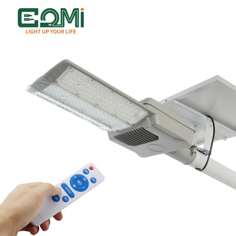 Split-type lens solar street light
