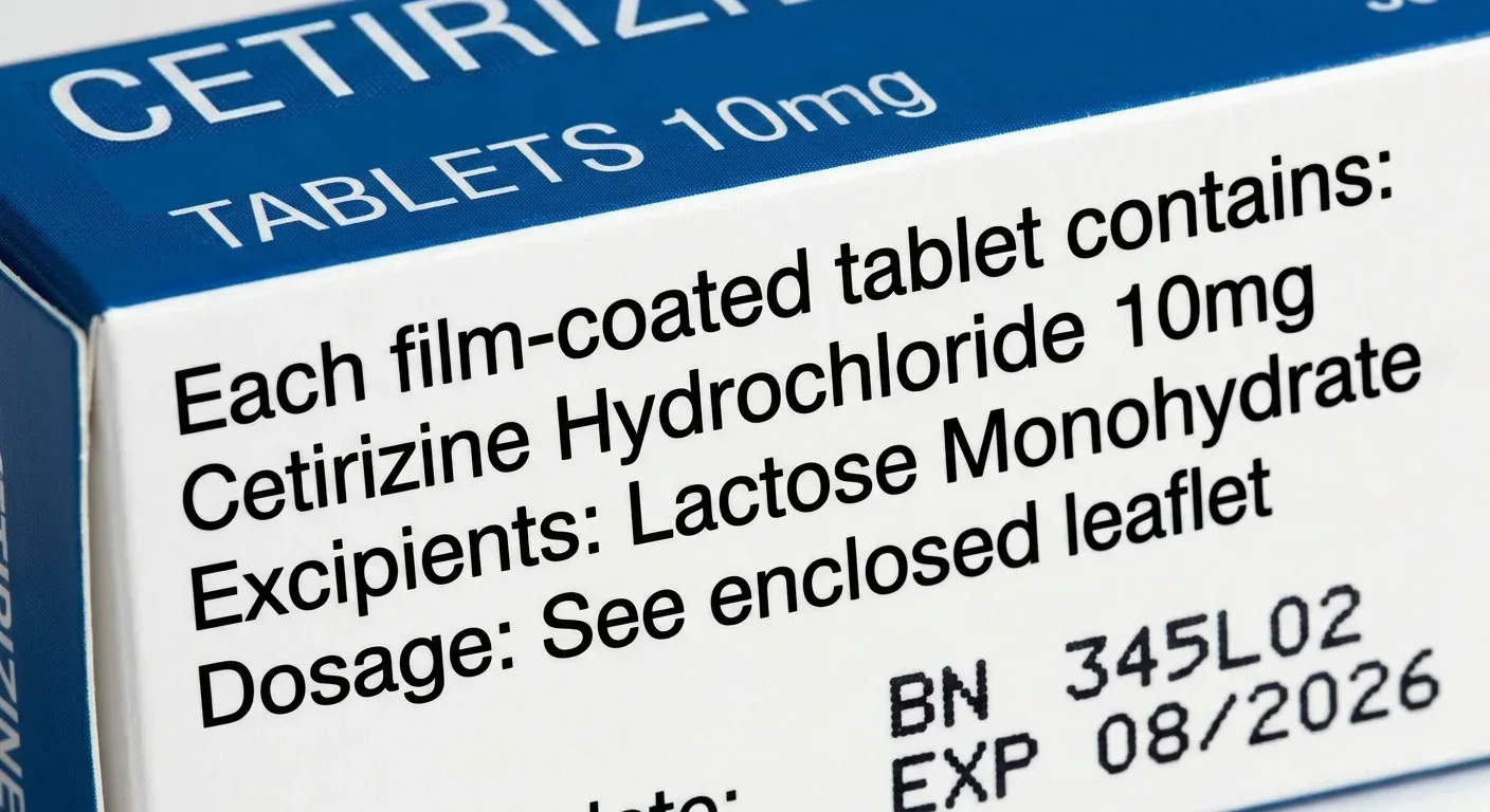 Reliable International Quality Standards for Cetirizine Tablets Export
