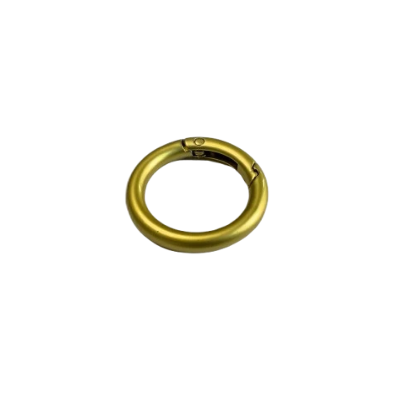 Zinc Alloy Multi-Color O-Ring Snap Hook | Spring Carabiner Clip for Handbag & Strap Accessories