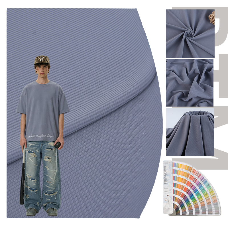 How does interlock fabric provide a smooth surface for printing?