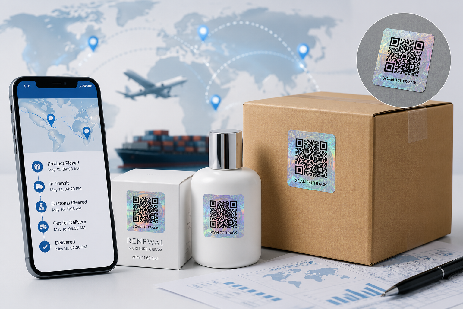 Benefits of QR Code Tracking for Global Logistics
