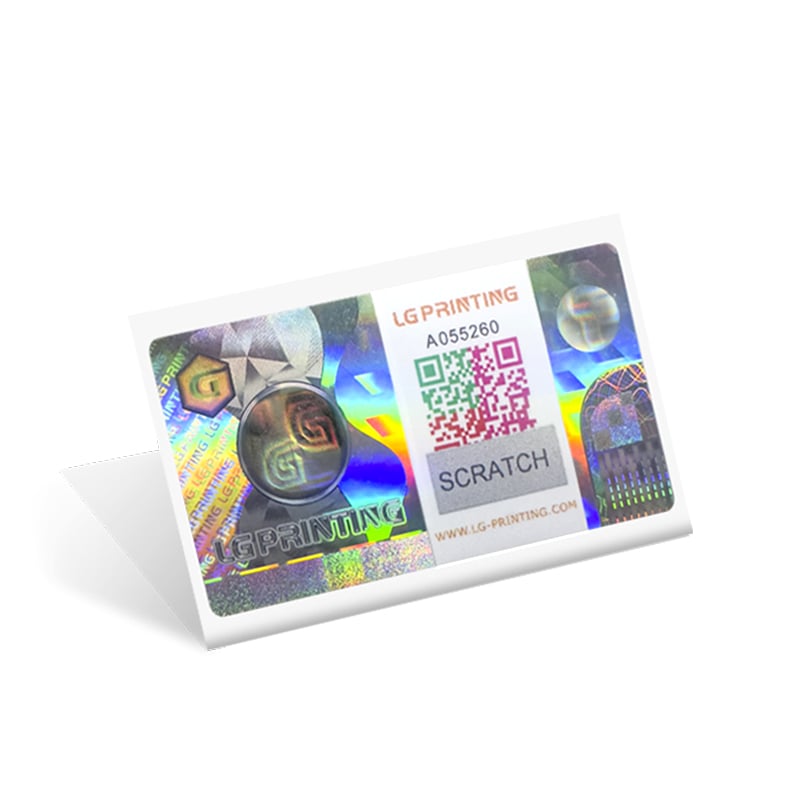 High end hologram sticker with verification systems