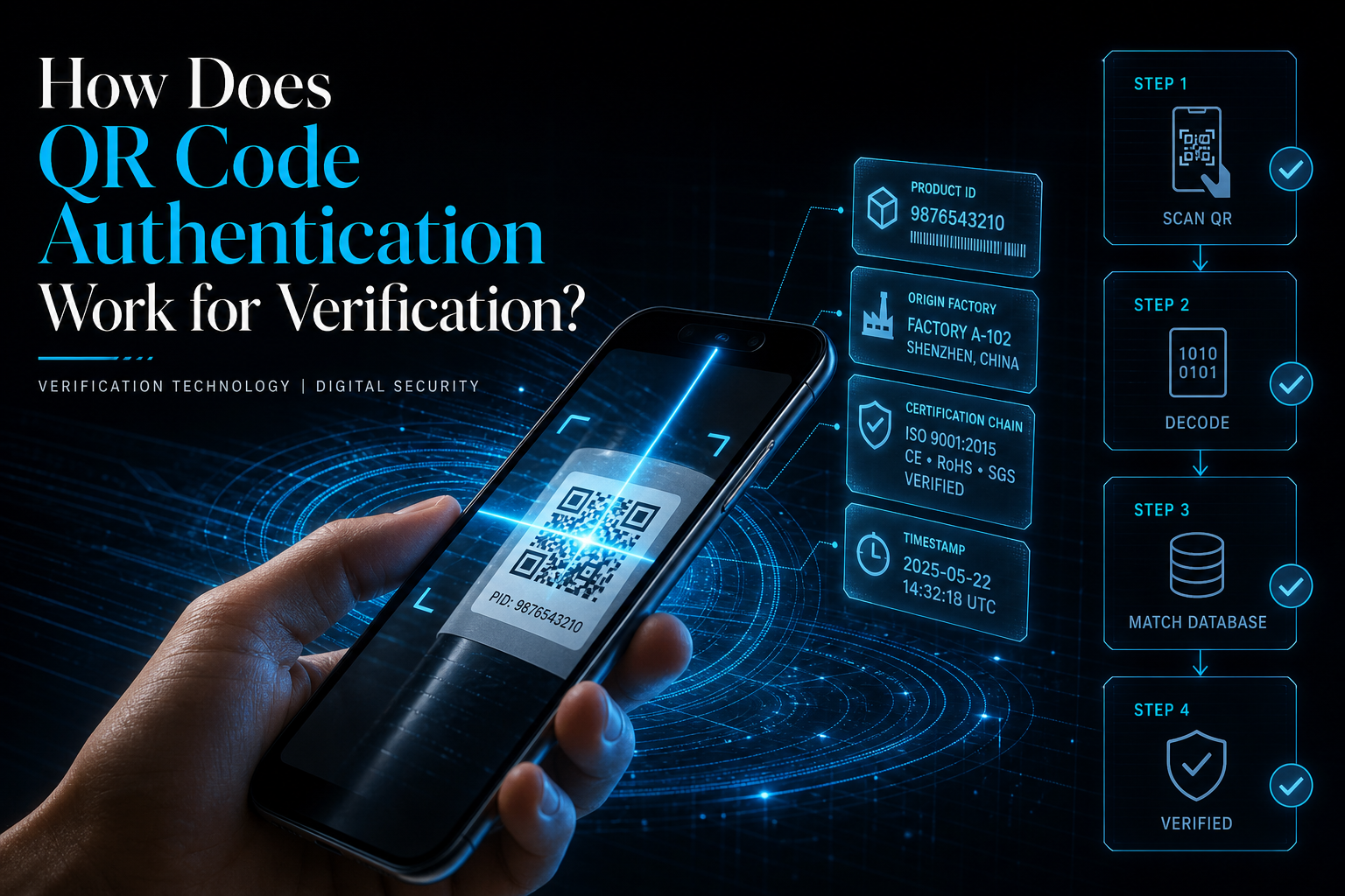 Hogyan működik a QR-kódos azonosítás az ellenőrzéshez?
