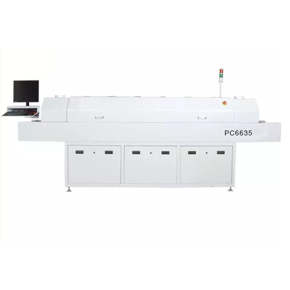 Charmhigh PC6635 Fully Computer Controlled Lead-free  Reflow Oven Cost Effective Lead Free With Custom Made Track