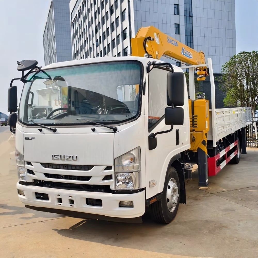 New 6.3T Diesel Truck Mounted Crane for Sale Manual Transmission Telescopic Crane