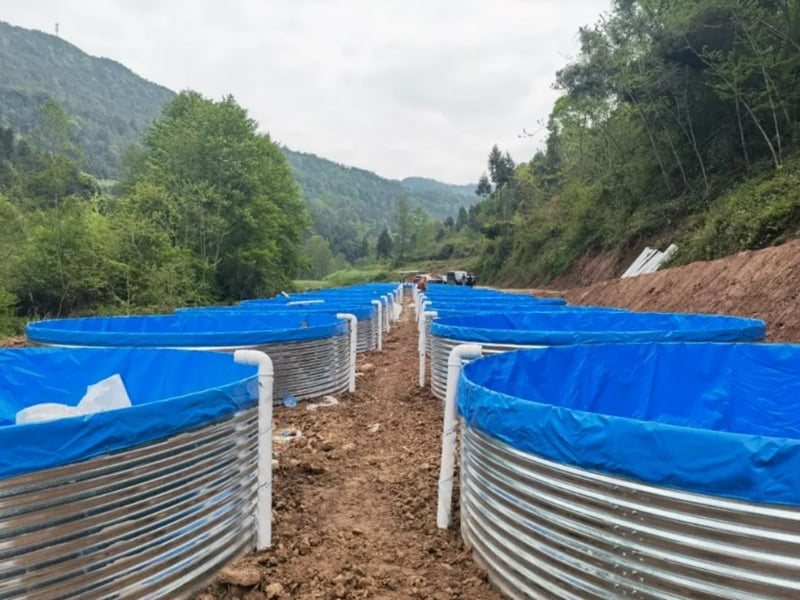 Galvanized canvas fish pond: an innovative choice for modern aquaculture