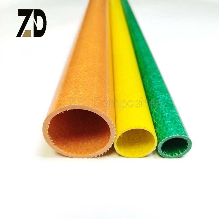Colored Hollow Fiberglass Tube | Custom Size FRP Pipe for Plant Supports & Kites